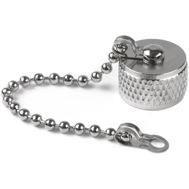 n dust cap with chain